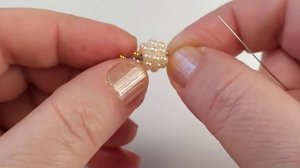 Украшения из бисера. Цепочка из бисера и бусин. Мастер класс. Пошаговый МК для начинающих.