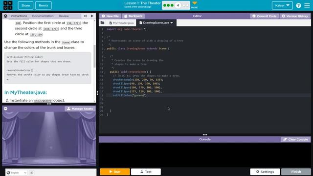 Code.org Lesson 1.4 The Theater | Tutorial with Answers | Unit 4 Computer Science A смотреть онлайн