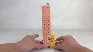 DIY Numberblocks Toys 21 to 25 - Magnetic Cubes Poseable Figures ||  Keiths Toy Box