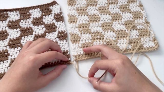 Crochet Brown Patchwork Cardigan Tutorial смотреть онлайн