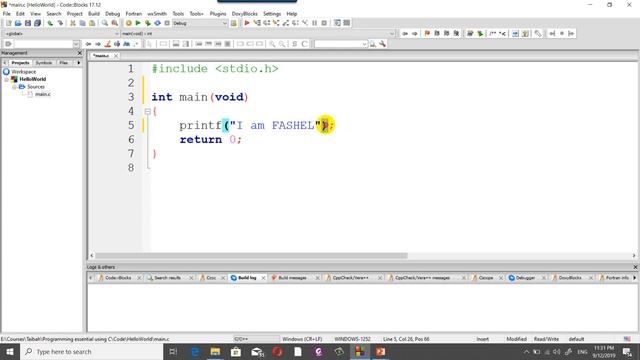 Lecture 02 Hello World смотреть онлайн