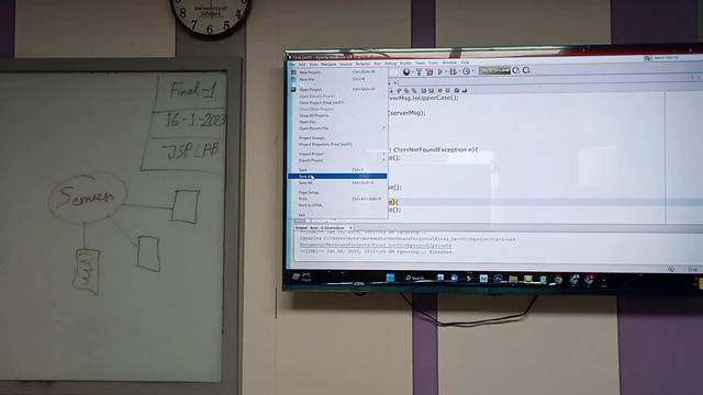 Java socket programming Lab | Final-01 | CSE | Md. Ashif Mahmud Joy | University of Scholars. смотреть онлайн