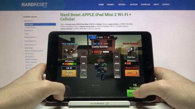 Apple iPad Mini 2 Pixel Gun 3D Game Test - How Many FPS? смотреть онлайн
