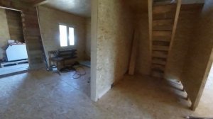 Дом из бруса.  Внутренняя отделка OSB. Про формальдегид.