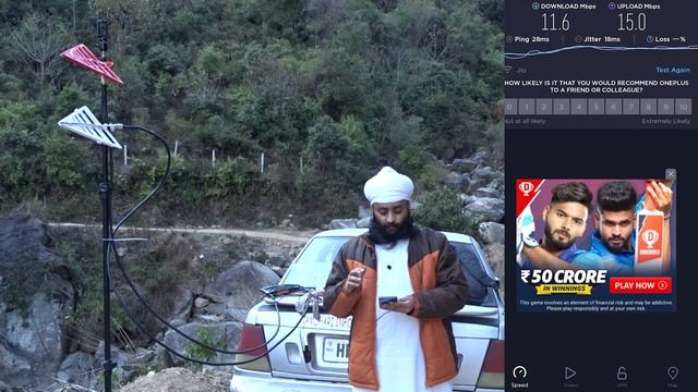 4G+ MR600 एंटिना टेस्ट गाँव में | 3D Printed Lpda Antenna Mimo with Tp-Link MR600 Test in Village смотреть онлайн
