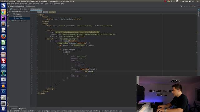 jQuery Tutorial: jQuery Autocomplete With Ajax & PHP & MySQL смотреть онлайн