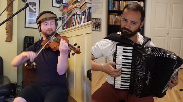 Flatwater Fran (Phil Cunningham) | Uncle Kosta and Michael Burnyeat (fiddle + accordion duet) смотреть онлайн