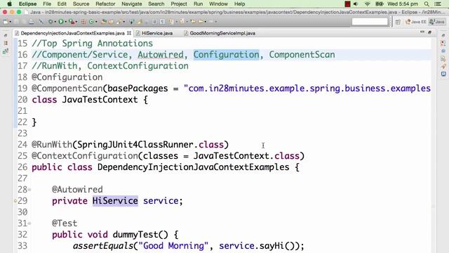 Spring Annotations Tutorial смотреть онлайн