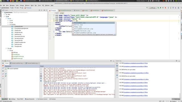 Javav EE 20: JSP 5: Page directive смотреть онлайн