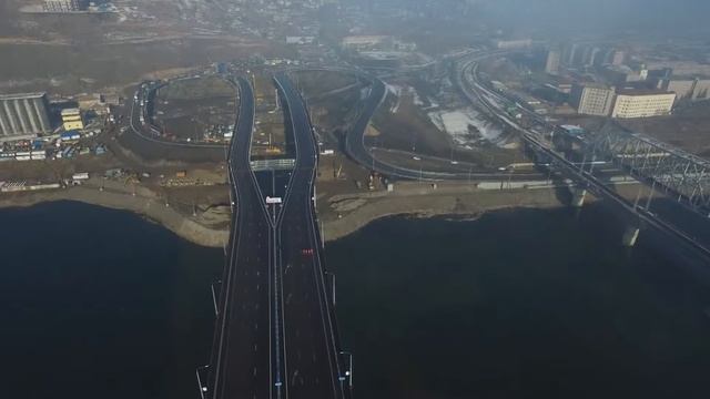 Красноярск. Полёт над Четвёртым мостом [#24rus] смотреть онлайн