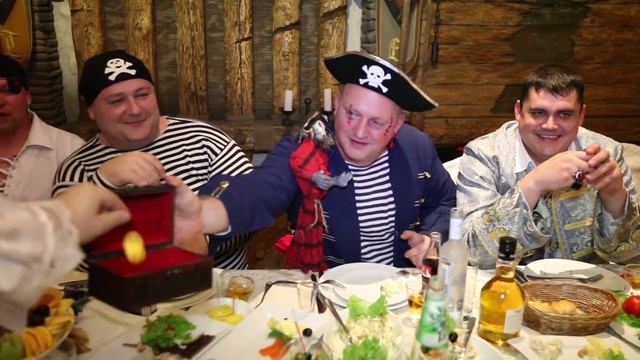 Вечеринка в пиратском стиле. Ведущий Александр Семилетов