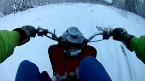 ПОКАТУШКИ НА МУРАВЬЕ ЗИМОЙ! БОКОМ НА МУРАВЬЕ!