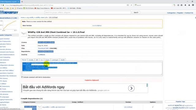 EJB3 on WildFly with client remote lookup example смотреть онлайн