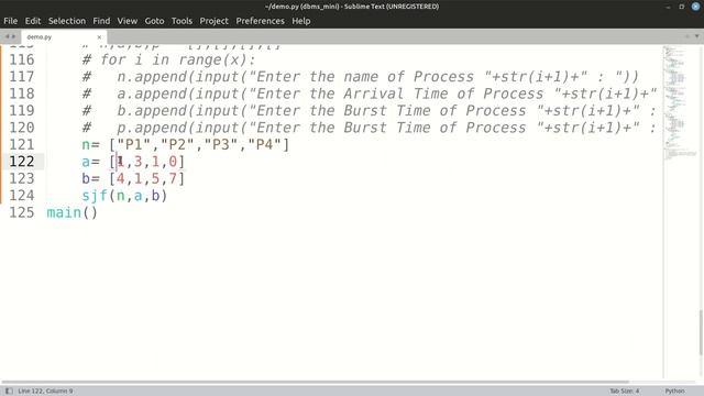 [5/5] SPPU SPOSL - SJF Preemptive Scheduling in Python смотреть онлайн