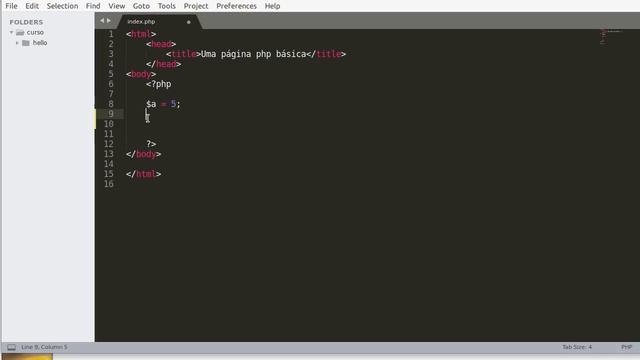 Curso Rápido de PHP - if, switch, for e while Aula 8 смотреть онлайн