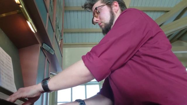 O Jesus du som fyller alt i alle, orgelimpro смотреть онлайн