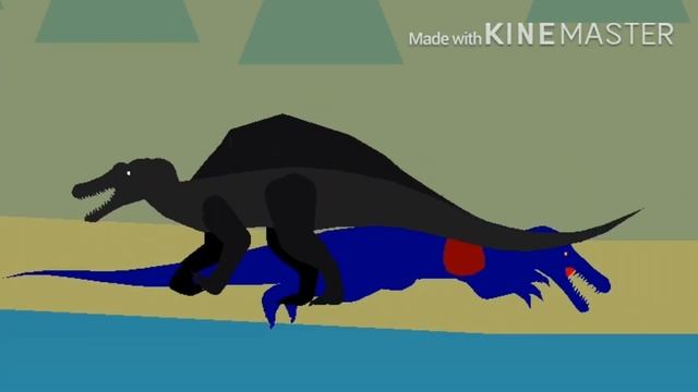 Bipedal Spino vs Quad Spino || Dino Fights || Stick nodes pro смотреть онлайн