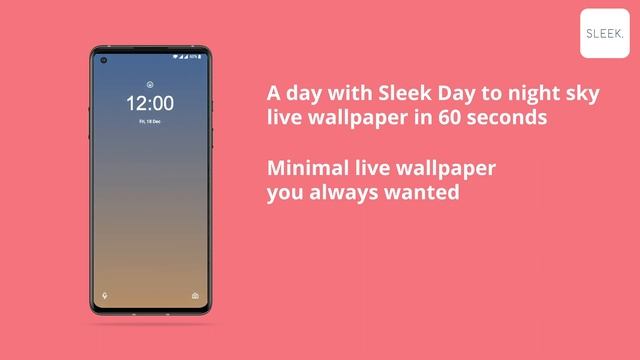 SLEEK - Day night sky live wallpaper 24 hours in 60 secs Download on Google play NOW!! смотреть онлайн