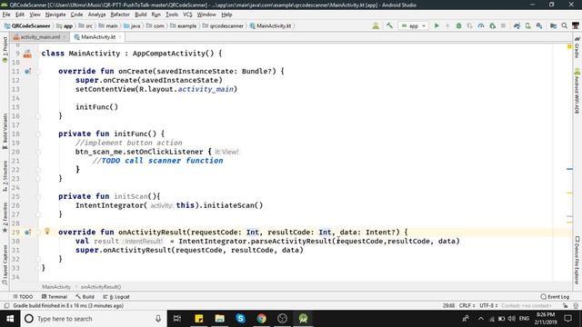 Android Studio Kotlin - QR Code Scanner смотреть онлайн