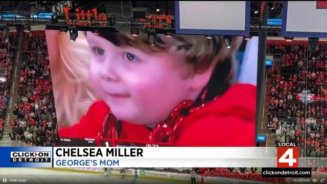 Family reacts to George’s jumbotron experience at first Red Wings game смотреть онлайн
