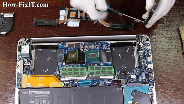Dell XPS 15 9530 Disassembly, Fan Cleaning, and Thermal Paste Replacement Guide смотреть онлайн