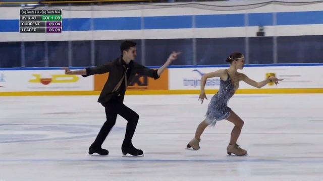 Ekaterina Katashinskaia / Aleksandr Vaskovich (RUS) | Ice Dance Rhythm Dance | Gdansk 2019 смотреть онлайн