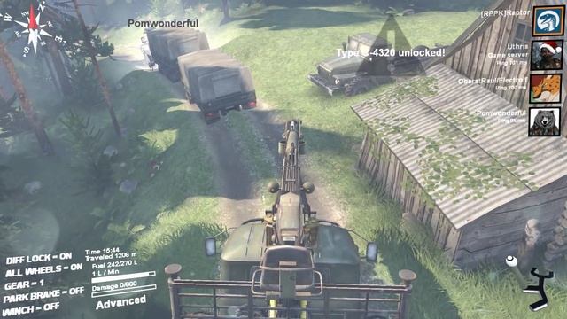 LOGGING LOAD UP & GARAGE BUILDING | Spintires Multiplayer Gameplay смотреть онлайн