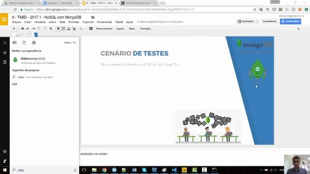 Tópicos Avançados em Banco de Dados - MongoDB - Aula 1 - Conceitos Básicos, Inserção e Seleção смотреть онлайн