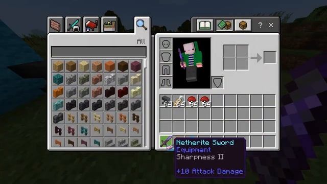 How to make a Sharpness 1,000 Sword in Minecraft Bedrock! смотреть онлайн