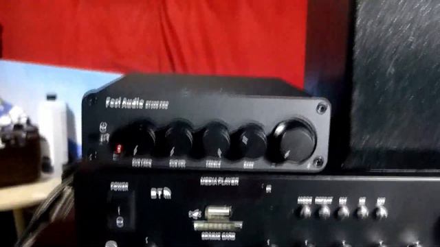 Playing a CD thru the Fosi BT30D Pro mini amp смотреть онлайн