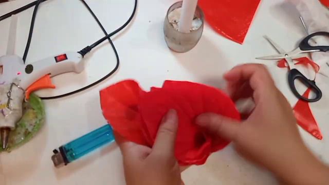 DIY - CARA MEMBUAT BUNGA ANTHURIUM DARI PLASTIK KRESEK || How to Make ANTHURIUM from Plastic Bag смотреть онлайн