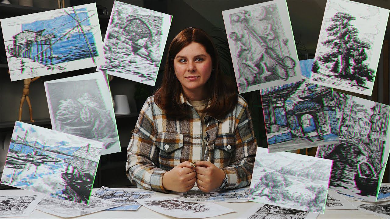 О курсе «Рисунок и графика. Курс Полины Абдулаевой» смотреть онлайн