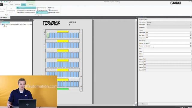 Phoenix Contact Thermomark Printer Software Tutorial смотреть онлайн