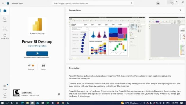 How to Download and Install Power BI Desktop App for Free On Windows | Power BI free from MS store смотреть онлайн