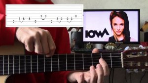 IOWA - 140 (РИФ) на Гитаре + РАЗБОР