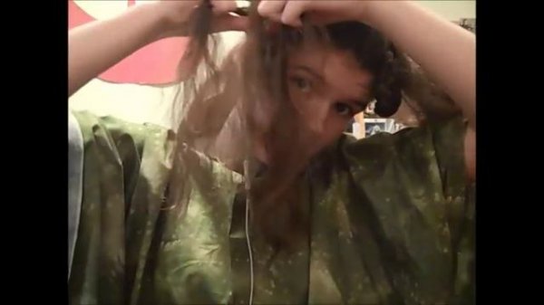 Princess Leia Endor Hair Tutorial (RE-UPLOADED)