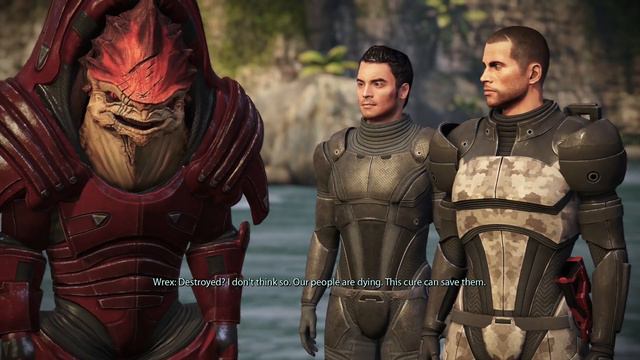 Wrex tells Kirrahe that Krogans are not a mistake! - Mass Effect 1 Legendary Edition смотреть онлайн
