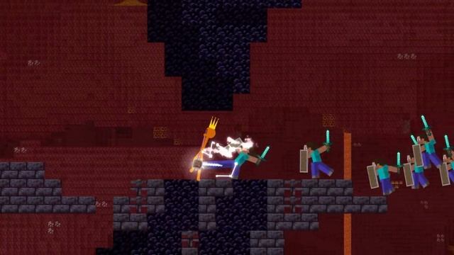 King orange vs Herobrine full battle (KORDHELL - MURDER IN MY MIND) смотреть онлайн