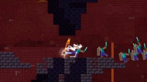 King orange vs Herobrine full battle (KORDHELL - MURDER IN MY MIND)