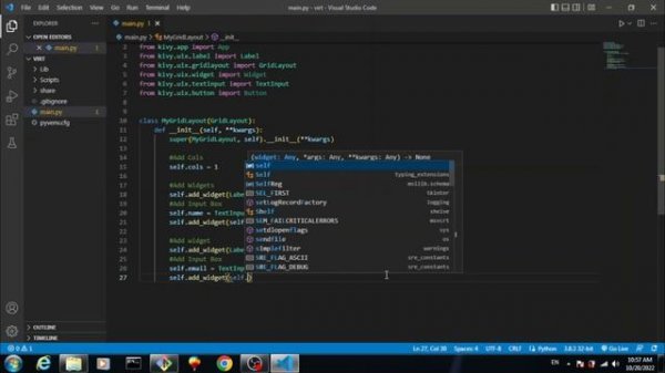 How to Get Input in Kivy Python || Get Text Input in Kivy || Get Input form User in Python