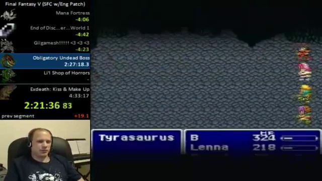 Final Fantasy V Speedrun - 4:18:37 смотреть онлайн