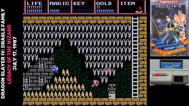 Famidaily - Episode 0223 - Dragon Slayer IV/Legacy of the Wizard (ドラゴンスレイヤーIV) смотреть онлайн