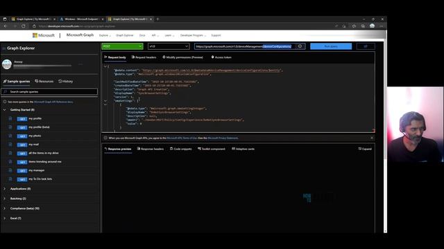 Intune Policy Creation using Graph API using POST method | Graph Explorer | Beta Vs. v1.0 смотреть онлайн