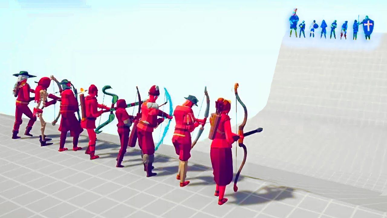 ARCHER TEAM vs SWORD TEAM | TABS - Totally Accurate Battle Simulator смотреть онлайн