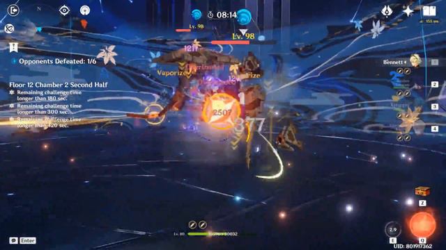Spiral Abyss 2 8 Floor 12 Full Star - Genshin Impact Indonesia смотреть онлайн