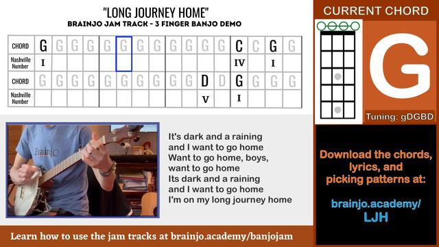 Clawhammer Banjo Song: "Long Journey Home" (demo and banjo jam) смотреть онлайн