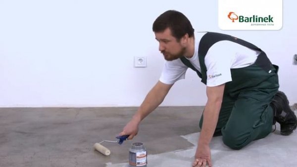 Укладка паркетной доски Barlinek клеевым способом