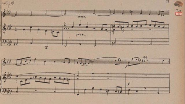 Bach - Violín Sonata no. 5, 1st Movement | Harpsichord Accompaniment смотреть онлайн