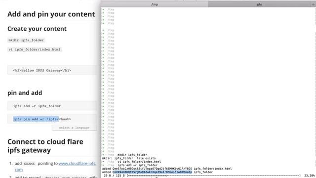 Host your website on IPFS through Cloudflare IPFS Gateway in 5 minutes смотреть онлайн