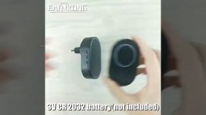 Умный беспроводной дверной звонок.  Водонепроницаемый дверной звонок с дистанционным управлением